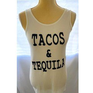 White Racerback Tank Top